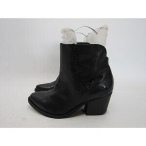 Musse And Cloud Womens Size 37 EUR Black Leather Ankle Fashion Boots Bootie